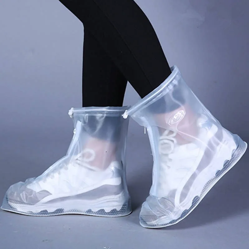

Rain Boots Waterproof Shoe Cover Silicone Unisex Shoes Protectors Waterproof Non-Slip Shoe Covers Reusable Outdoor Rainy Boots