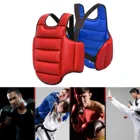 Нагрудная защита для бокса, MMA, кикбоксинга, защитный жилет для тела, боевые искусства, WTF, двусторонний ребристый щит, для тхэквондо, мишени, тренировочная форма