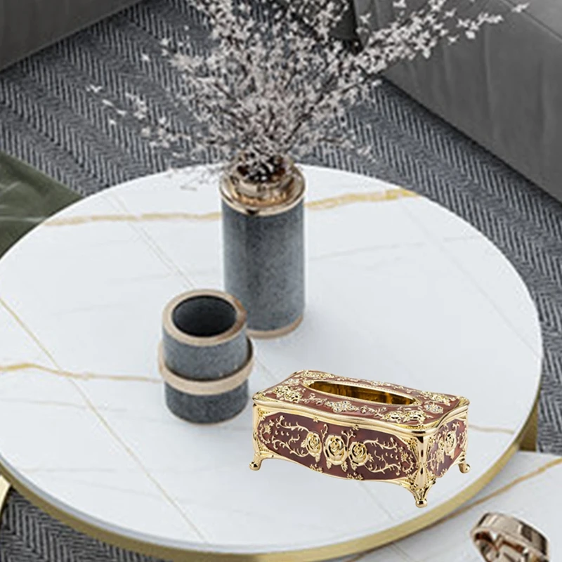 Роскошная коробка для салфеток в европейском стиле универсальный держатель