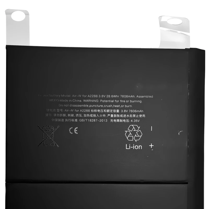 Фото Аккумулятор 7XINbox A2288 3,8 В, 28,6 Втч, 7606 мАч для Apple iPad Air 4 10,9 дюйма 2020 года выпуска A2316 A2324 A2325 A2072, аккумулятор для планшета + инструменты №3