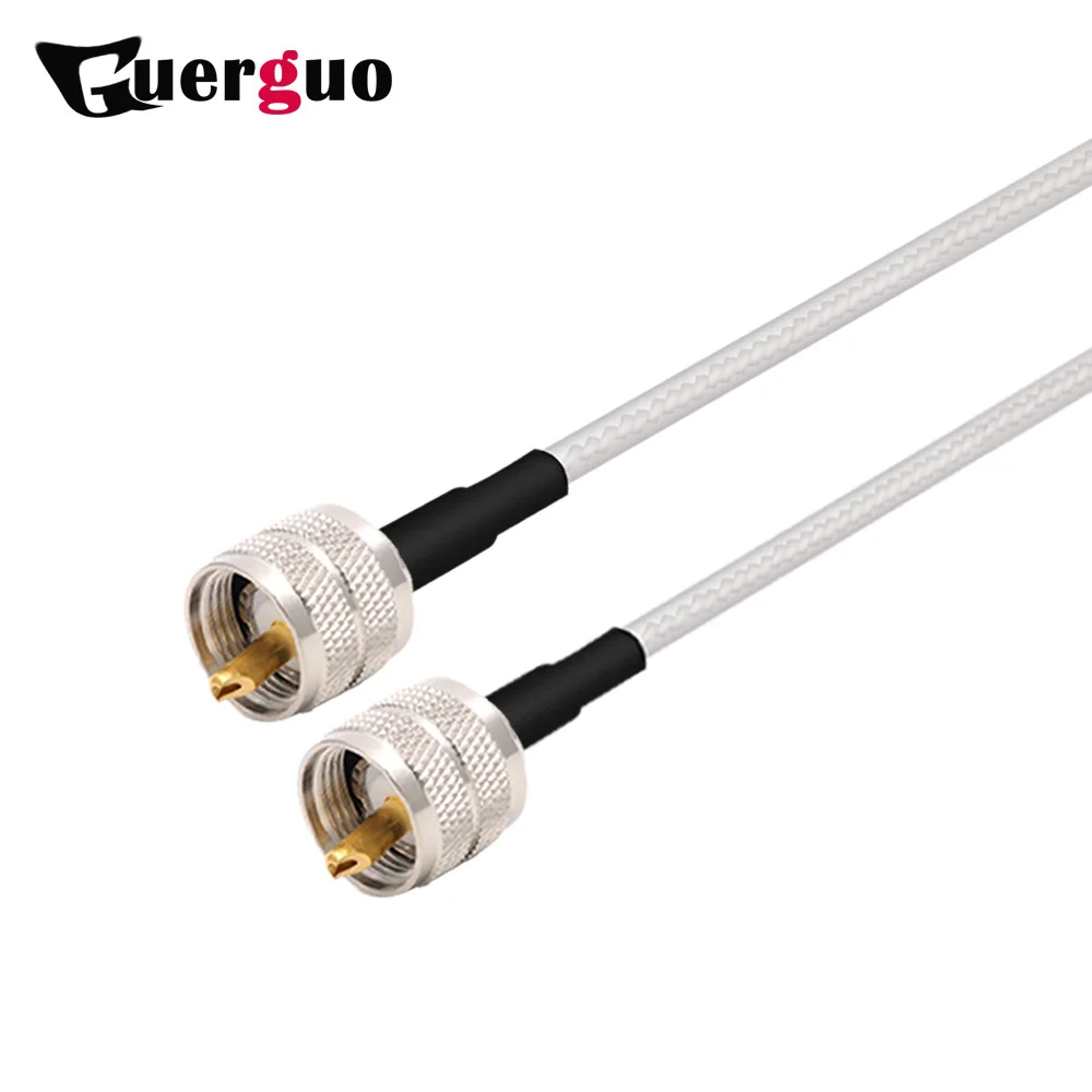 

1 шт., PL259UHF штекер к UHF Штекер, прямой адаптер, антенна RG316, коаксиальный кабель для ТВ-сигнала