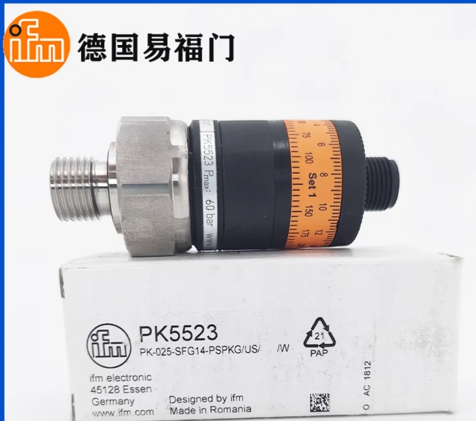 Оригинальный датчик давления IFM PK6734 PK6220 PK6224 PK7520 PK7521 PK6732 PK6523