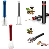 3 colors cork remover air pump wine bottle opener portable air pressure bottle opener kitchen tools bar accessories