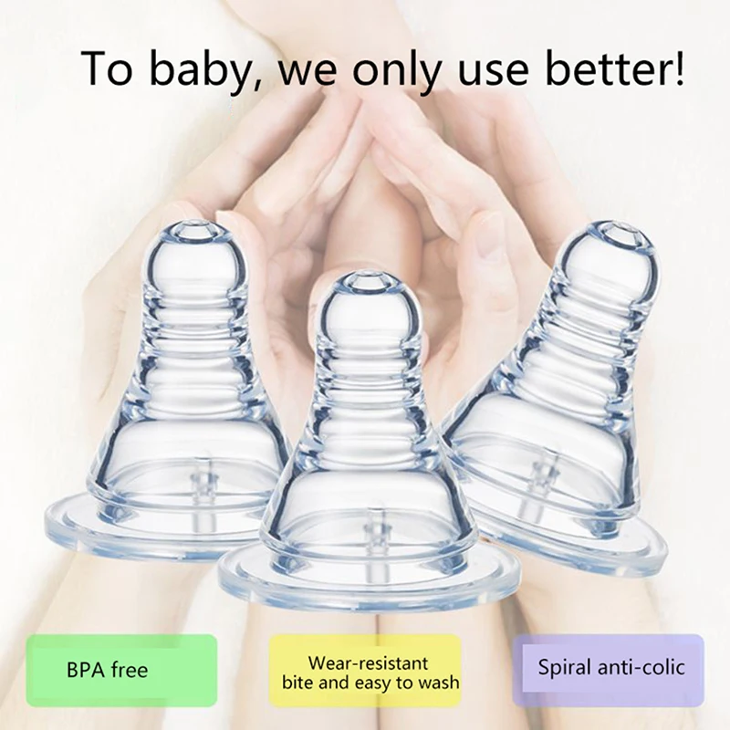 

Натуральные соски Для грудного молока, универсальные бутылочки, продукт для матери и младенца
