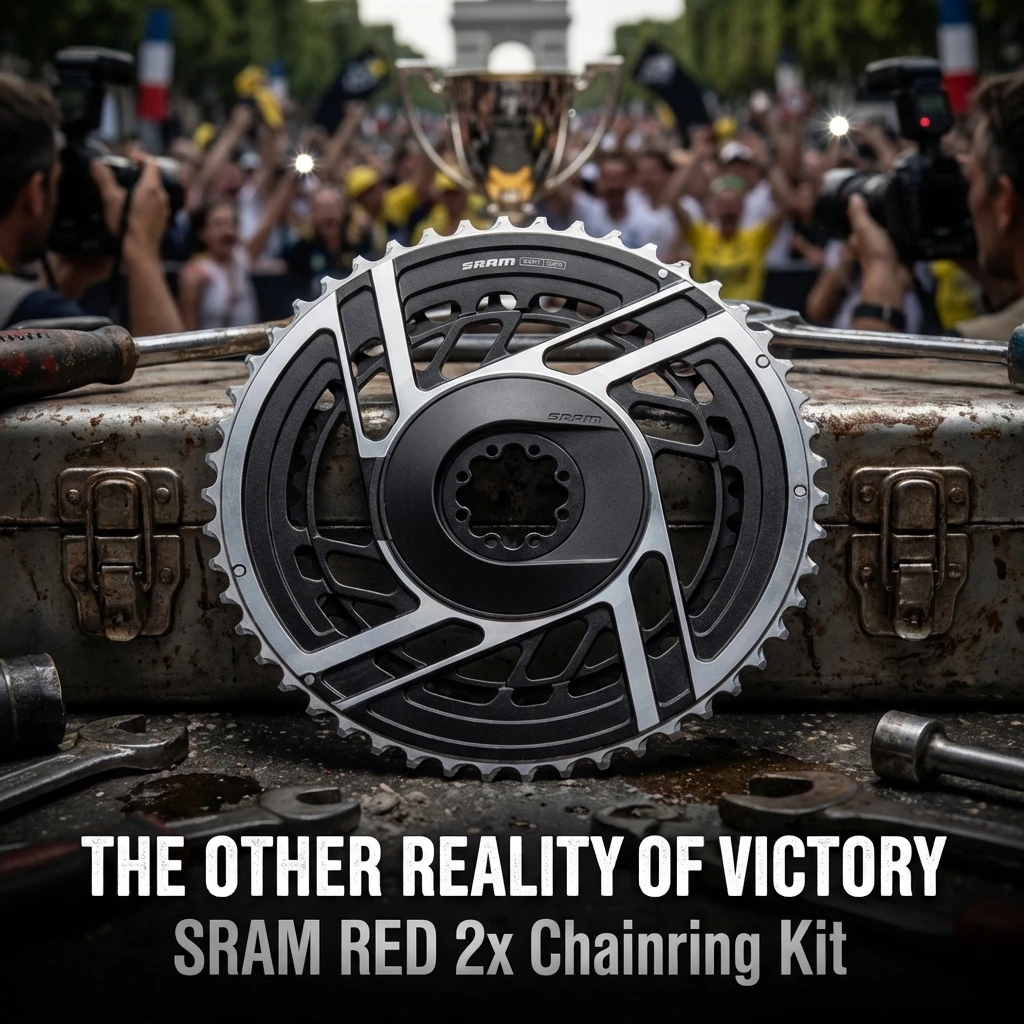 Фото Комплект шестерен SRAM RED 2x 46/33T, 48/35T, 50/37T с прямым креплением, 12-скоростной, CR-RED-KIT-E1, X-Range система переключения передач №1