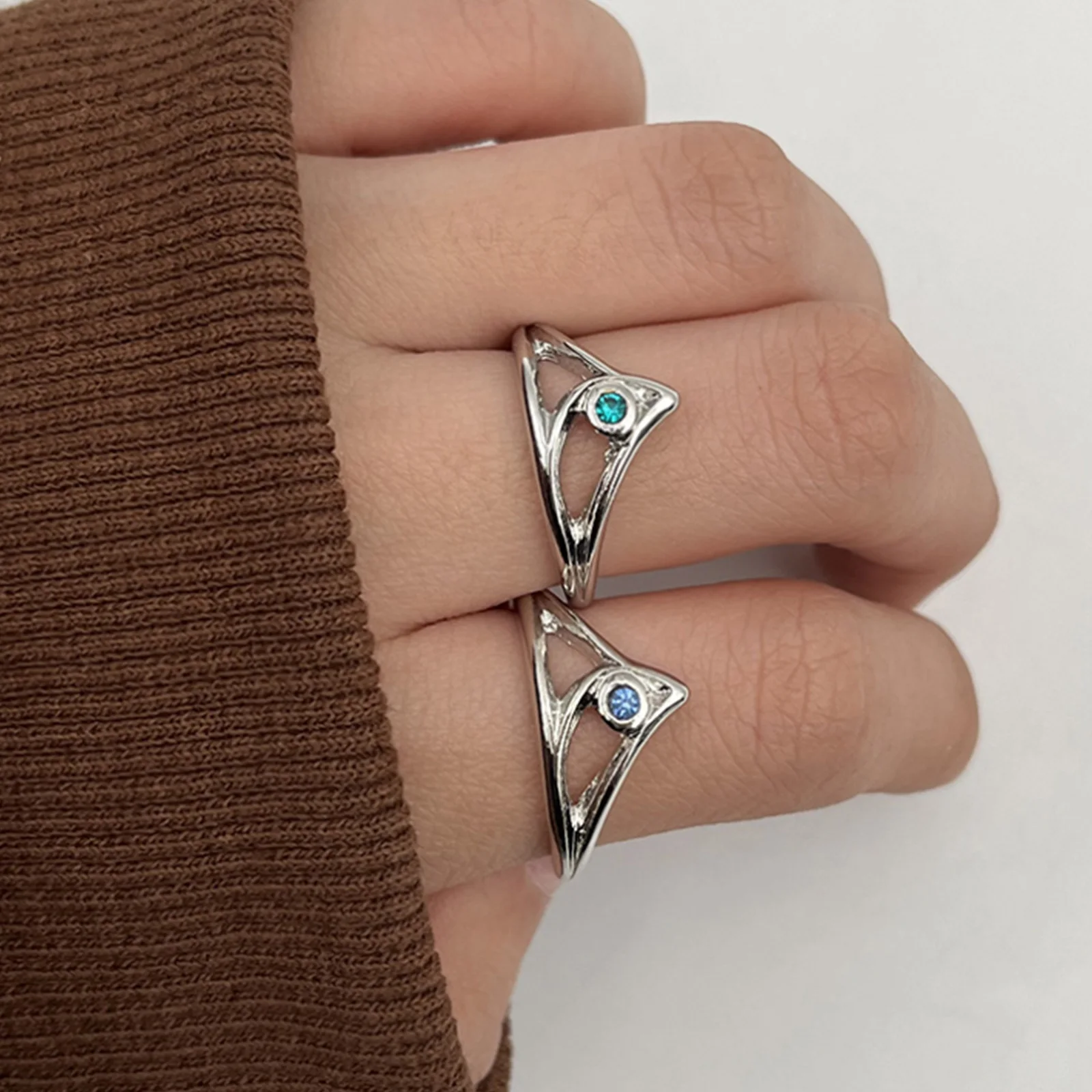 

Game Valorant Ring Sage Cosplay Ring Unisex Adjustable Opening Player Zircon Couple Rings Accessories Jewelry Gift