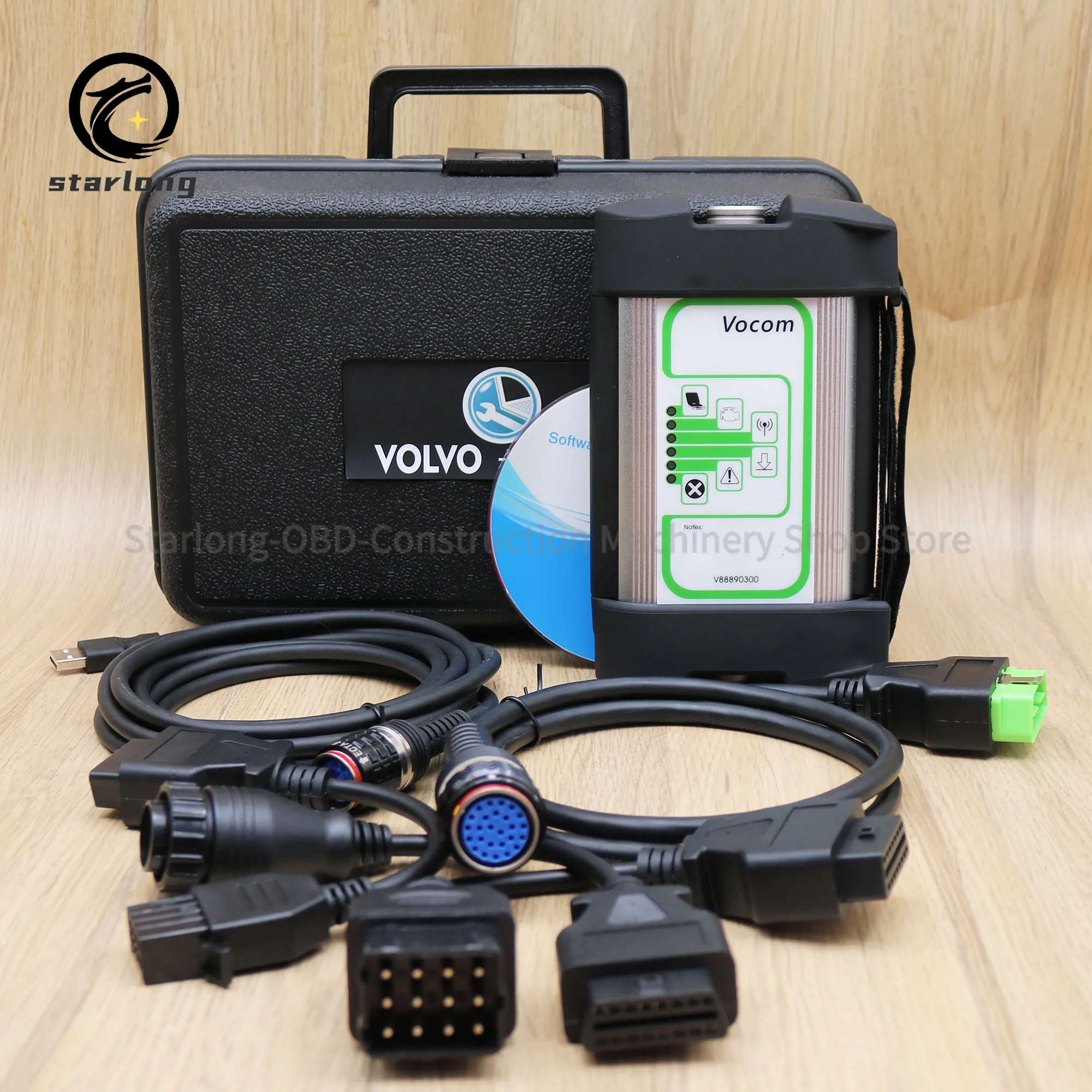 Тяжелый грузовик ДЛЯ Volvo vocom 88890300 диагностика грузовика UD Для Mack диагностики