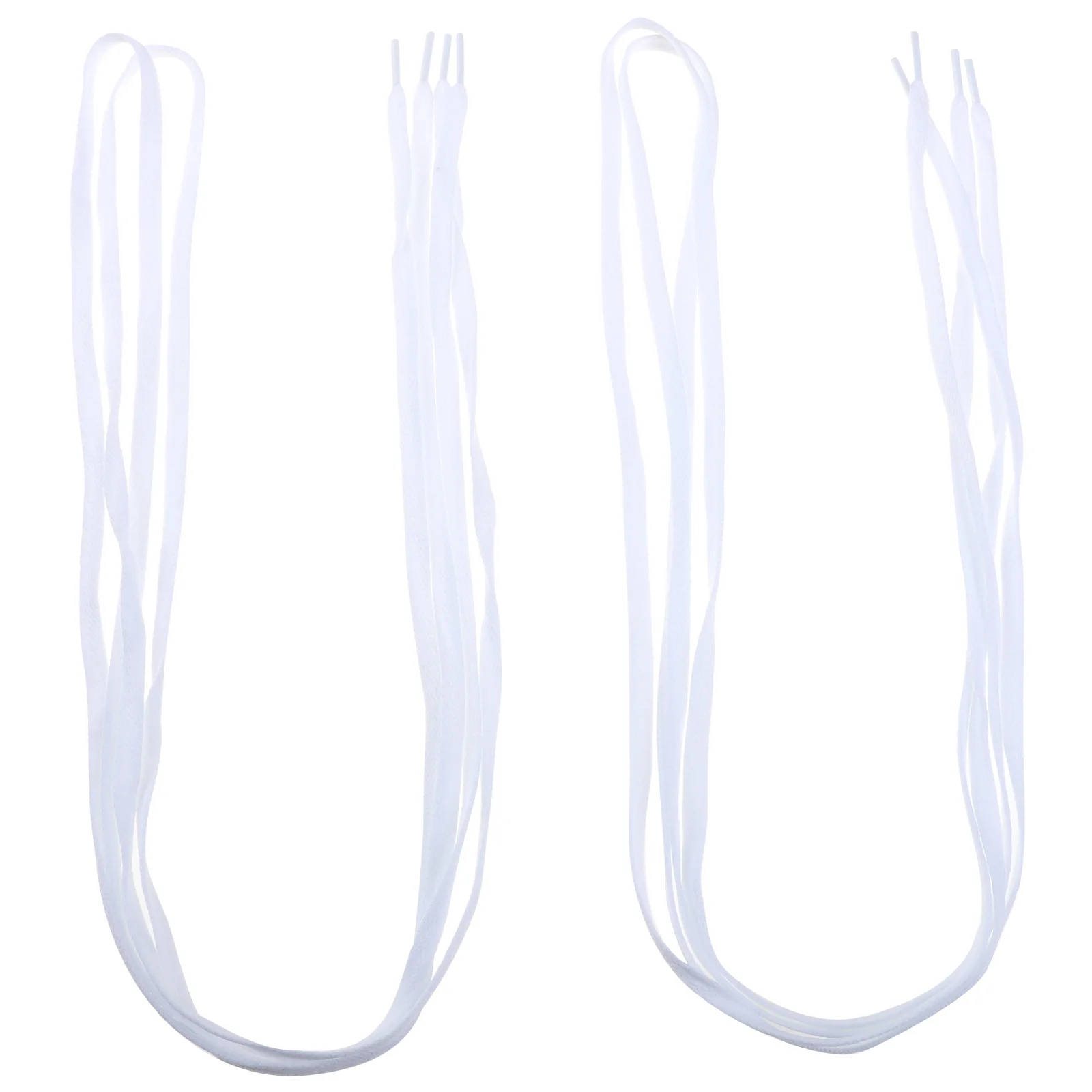 2 Pairs Simple Shoelaces Useful Shoes Laces Casual Shoes Strap for Sports Shoes