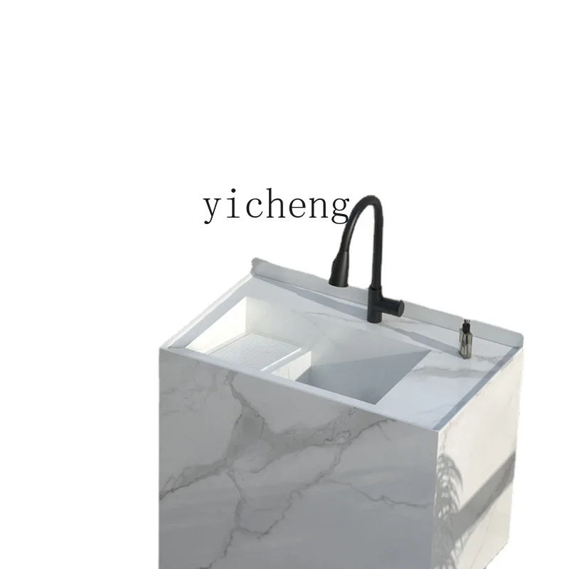 Уличная ванна для стирки со встроенной платформой размера Xl