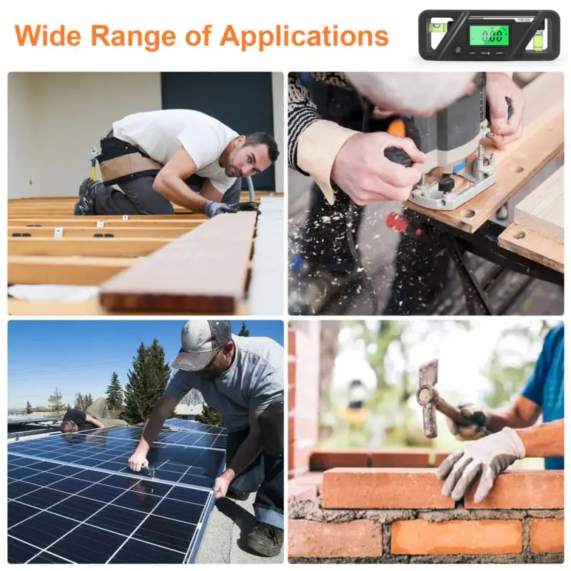 

Digital Protractor Magnetic Angle Protractor High Precision Base Inclinometer Level Measure Tools Angle Finder 2023 New