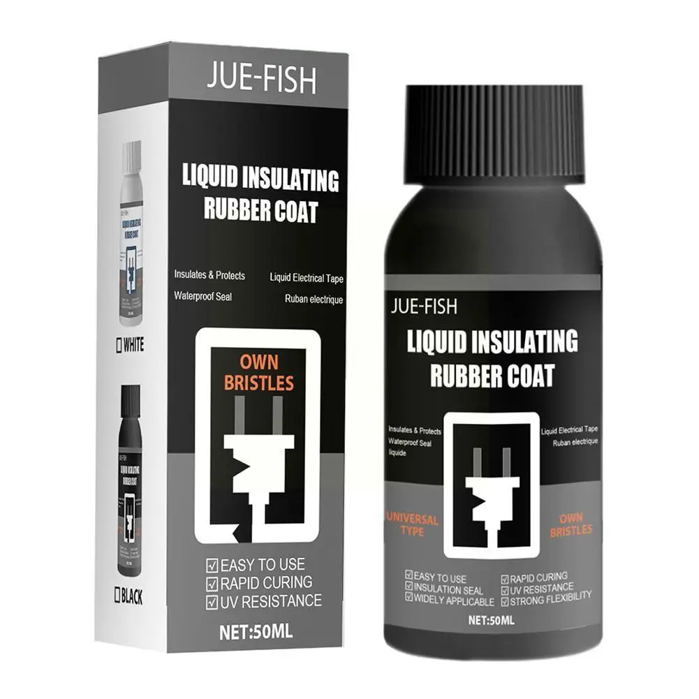 

Liquid Electrical Tape Glue Strong Sealing Waterproof Dielectric Coating Heat-resistant For Electrical Data Cable Sealant 5 G8j2