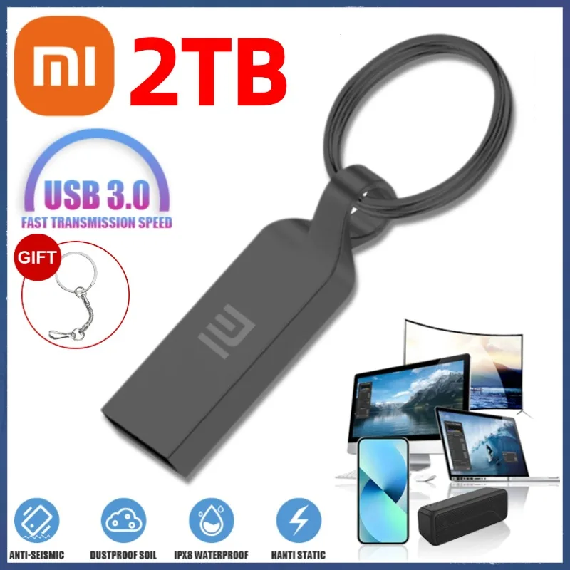 USB-флеш-накопитель Xiaomi 2TB 128GB Lightning Pen Drive USB 3.0 OTG для Iphone ipad Android 1TB Pendrive USB3.0 Memory Stick
