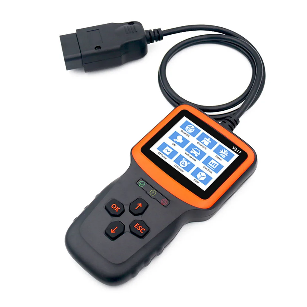 

1pc V317 OBD2 Scanner Car Reader Check Engine Car Diagnostic Tool Car Tester Read Real-time Data Freeze Frame Data