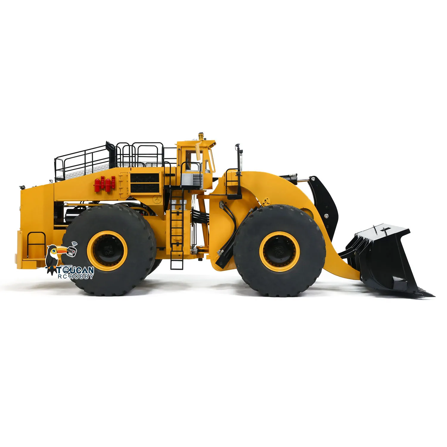 L2350 Сверхмощный RC гидравлический погрузчик 1/14 RTR машина FlySky ST8 Радиоуправление