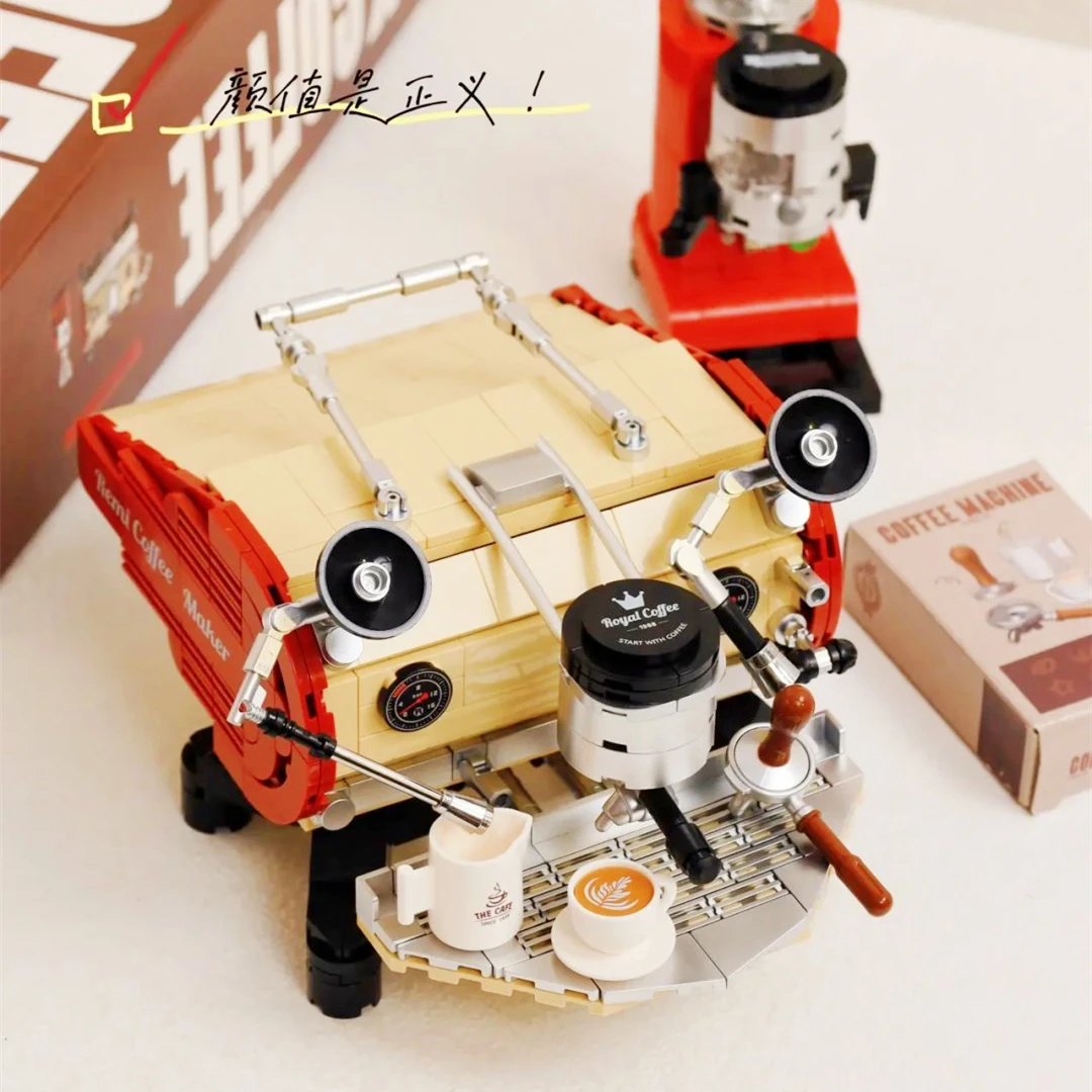 Espresso Machine Grinder Creative Compatible With Ideas Building Blocks Bricks Toys Gifts