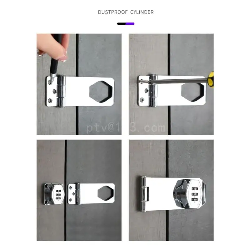 3-значный кодовый замок с засовом для шкафа кодом небольших дверей почтовых