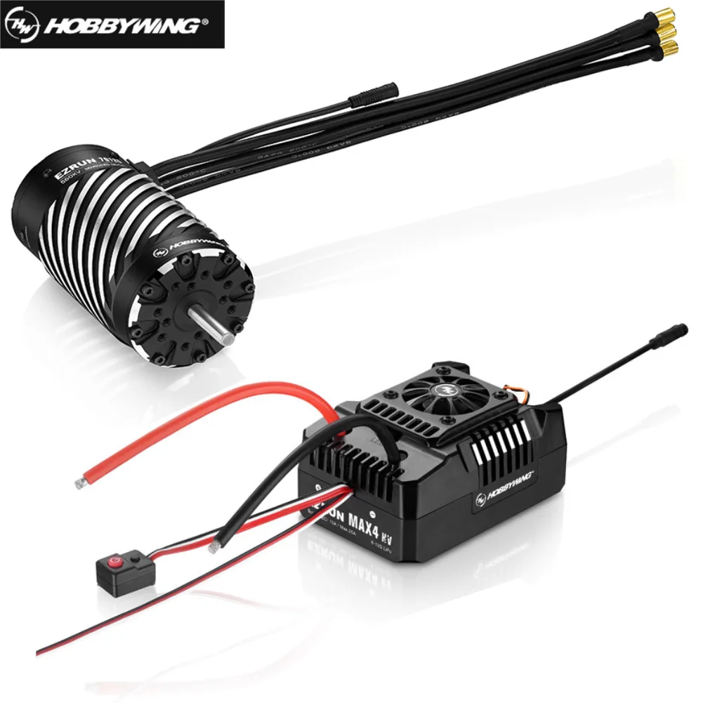

Модель автомобиля-багги Hobbywing EZRUN MAX4 HV 300A ESC 70125 560KV
