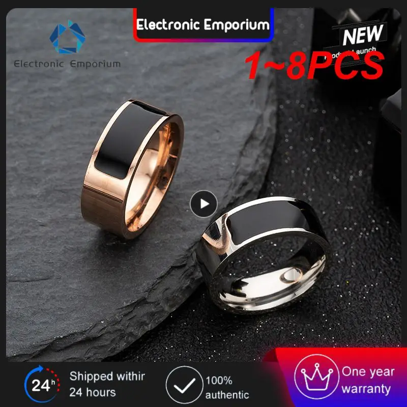 

1~8PCS Ic/Id Smart Chip Ring T5577 Cuid Rewritable Key 125khz Duplicator Token 13.56mhz Copier Badge Rfid Nfc Changeable EM4305