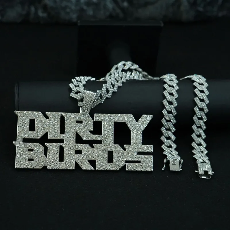 Фото Мужское ожерелье DIRTY BIRDS из сплава с подвеской в виде супер чаши-рок, панк, готика, хип-хоп, смелая эффектная цепочка, ювелирное изделие, подарок для мужчин №3