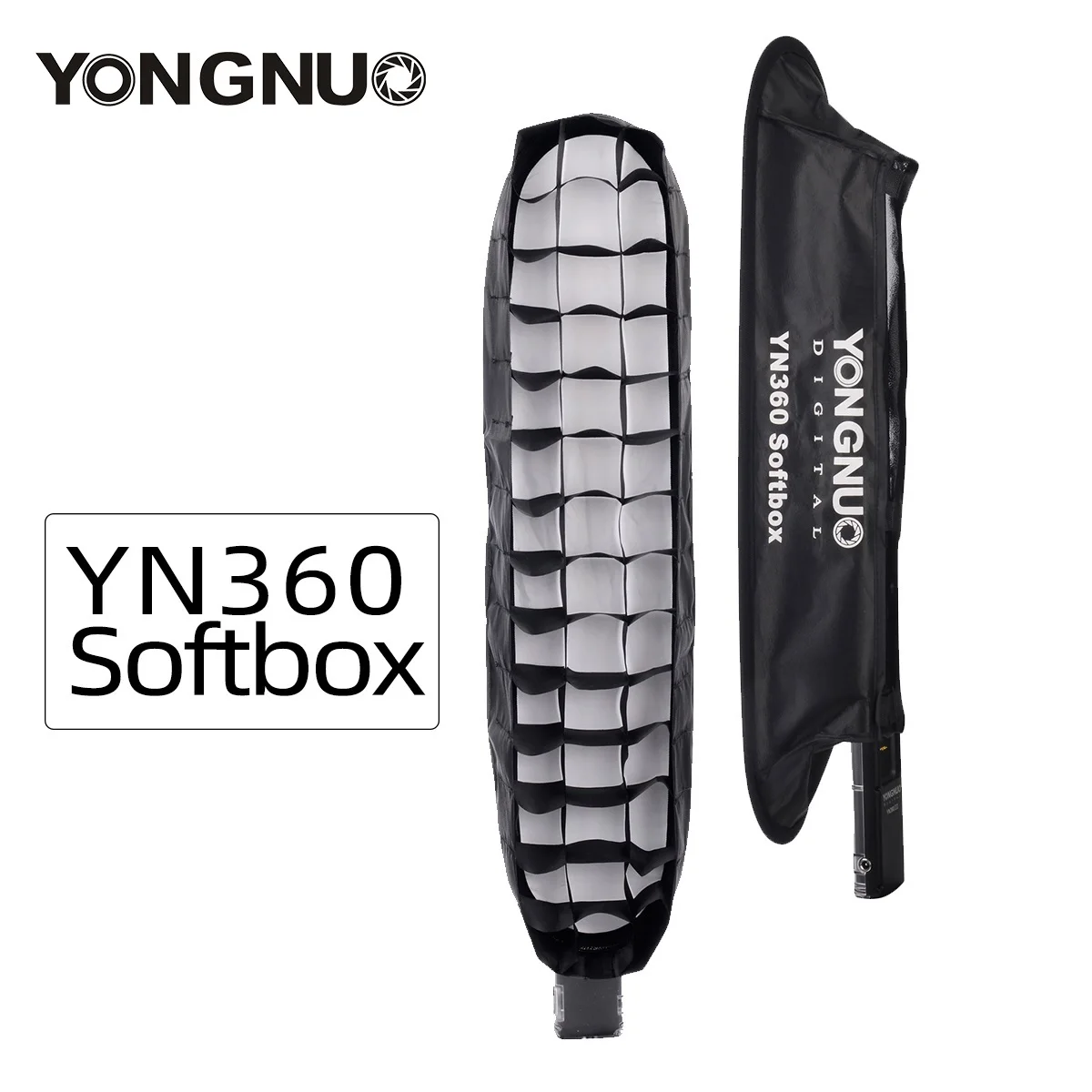 

Yongnuo YN360 YN360III PRO LED Fill Light Soft Box Rectangle Honeycomb Grid Softbox for YN360 YN360S YN360III YN360III Pro
