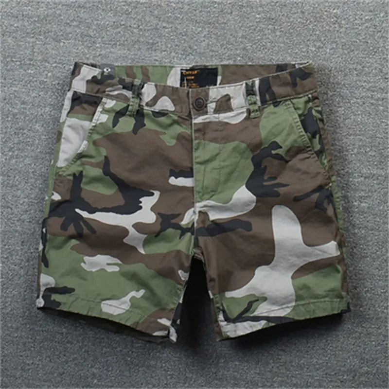 

2022 Men Summer Fashion Loose Streetwear Camouflage Shorts Male Casual Print Shorts Men Cotton Breath Cool Shorts Homme G44