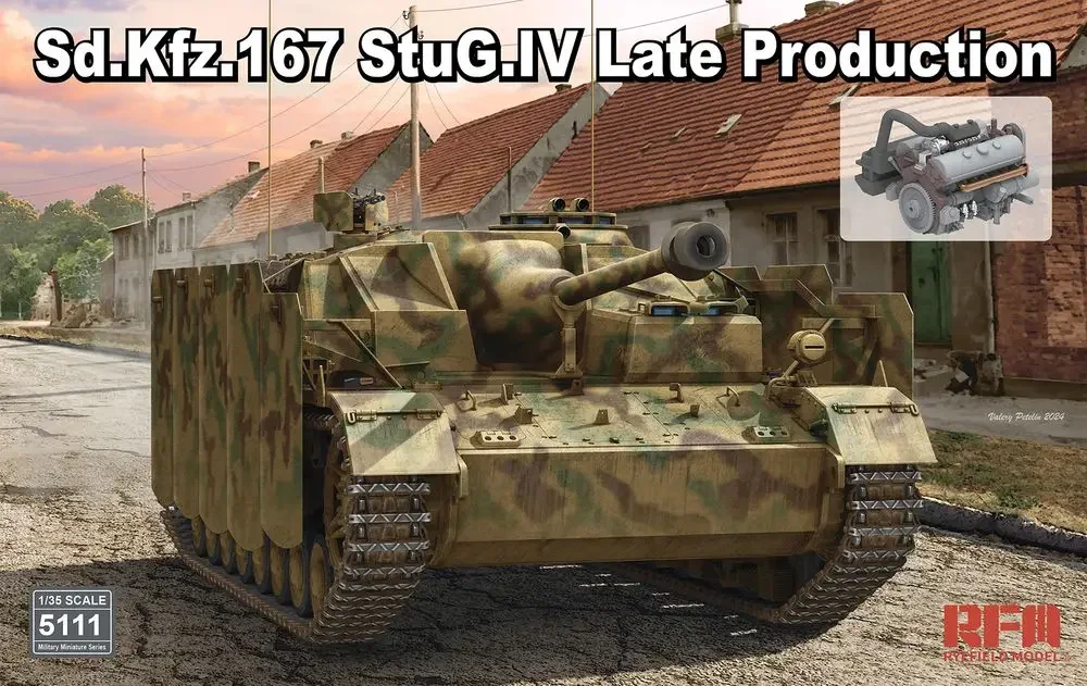 Модель RYEFIELD RFM RM-5111 1/35 Sd.Kfz.167 StuG.IV