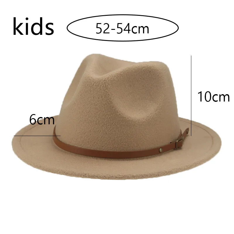 шляпа женская шапка мужская Шляпы для женщин и детей маленькие однотонные