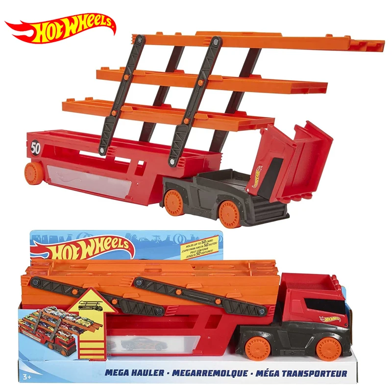 Car Mega Hauler Truck Semi Holds  50 Toy Cars Diecast 1/64 Storage Carrier Kids Boys Toys For Children Gift