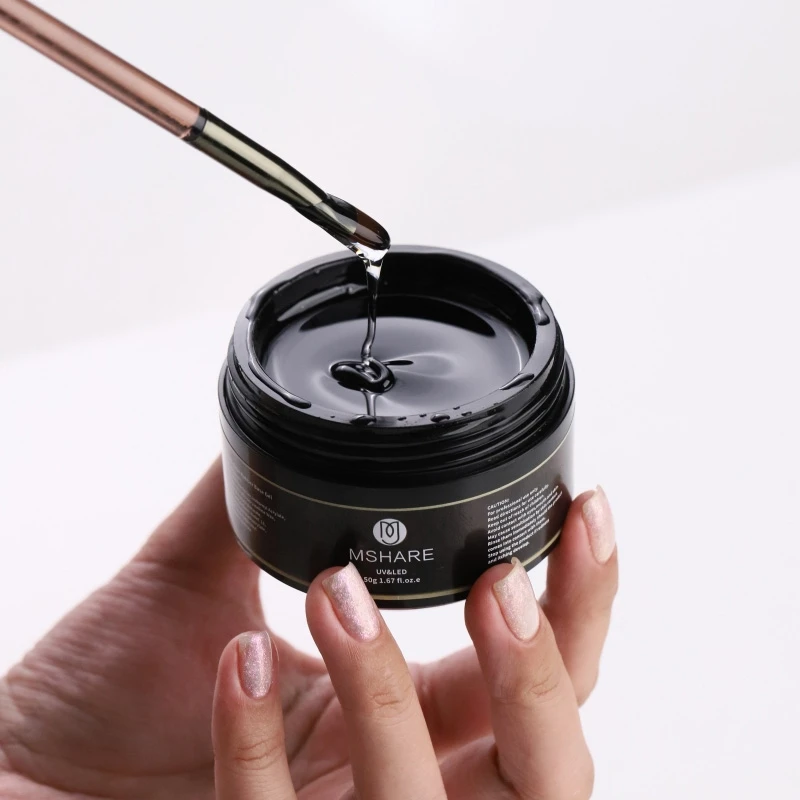 MSAHRE прозрачная резиновая основа для ногтей базовое покрытие гелевая