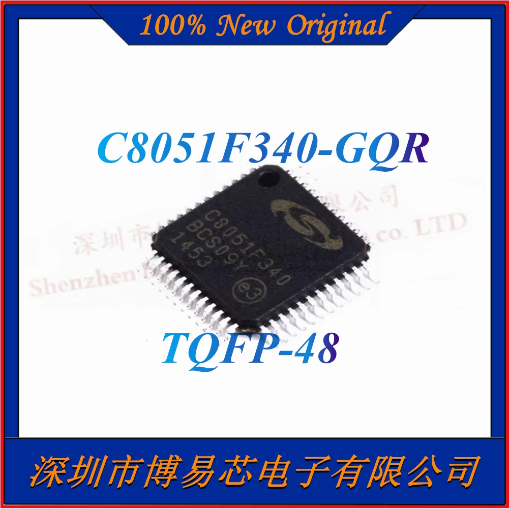 Новый ЦП C8051F340-GQR основная частота: 48 МГц диапазон напряжения: 2,7 В ~ 3,6 В емкость хранения: 64 КБ количество GPIO портов: 40 фотоэлементов