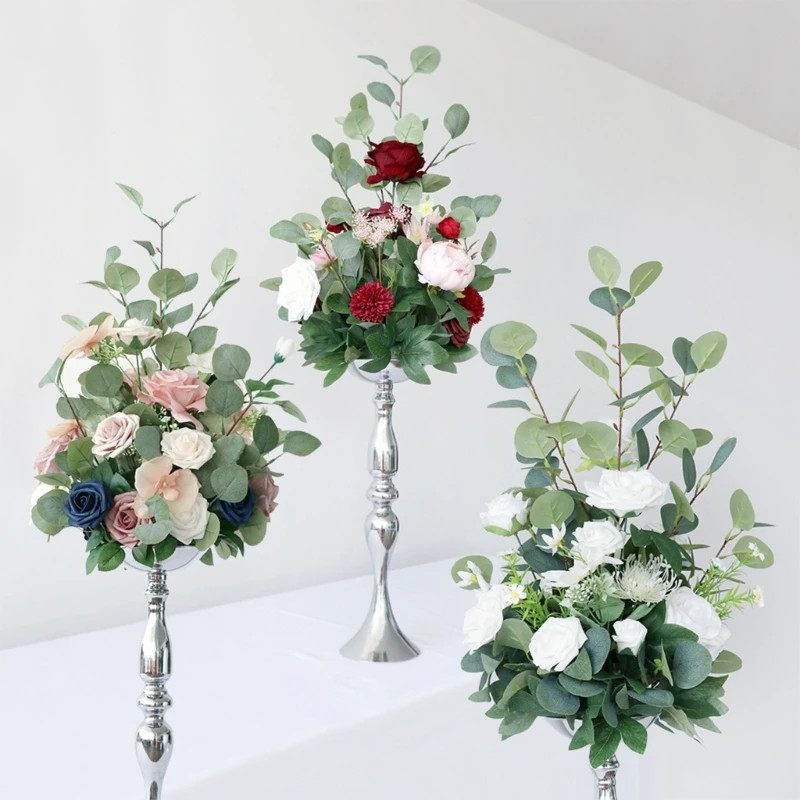 

Wedding Guide Flower Bouquet Simulation Flower Ornaments Party Decoration for Romantic Dinner Dining Table Decoration