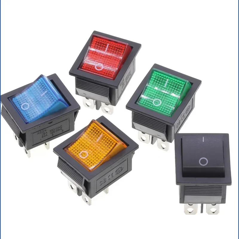 46 Pin16A 250V KCD4 DPST Кулисный переключатель ВКЛ-ВЫКЛ 25x31 мм Защелкивающийся автомобильный морской (art.: 3920d1dfd8ed4) - 3920d1dfd8ed4