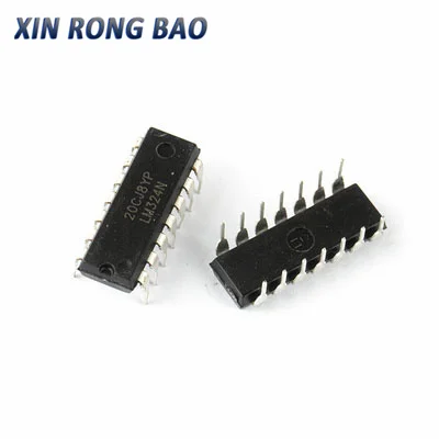 

10 шт. LM324 DIP14 LM324N DIP 324 DIP-14 IC чип