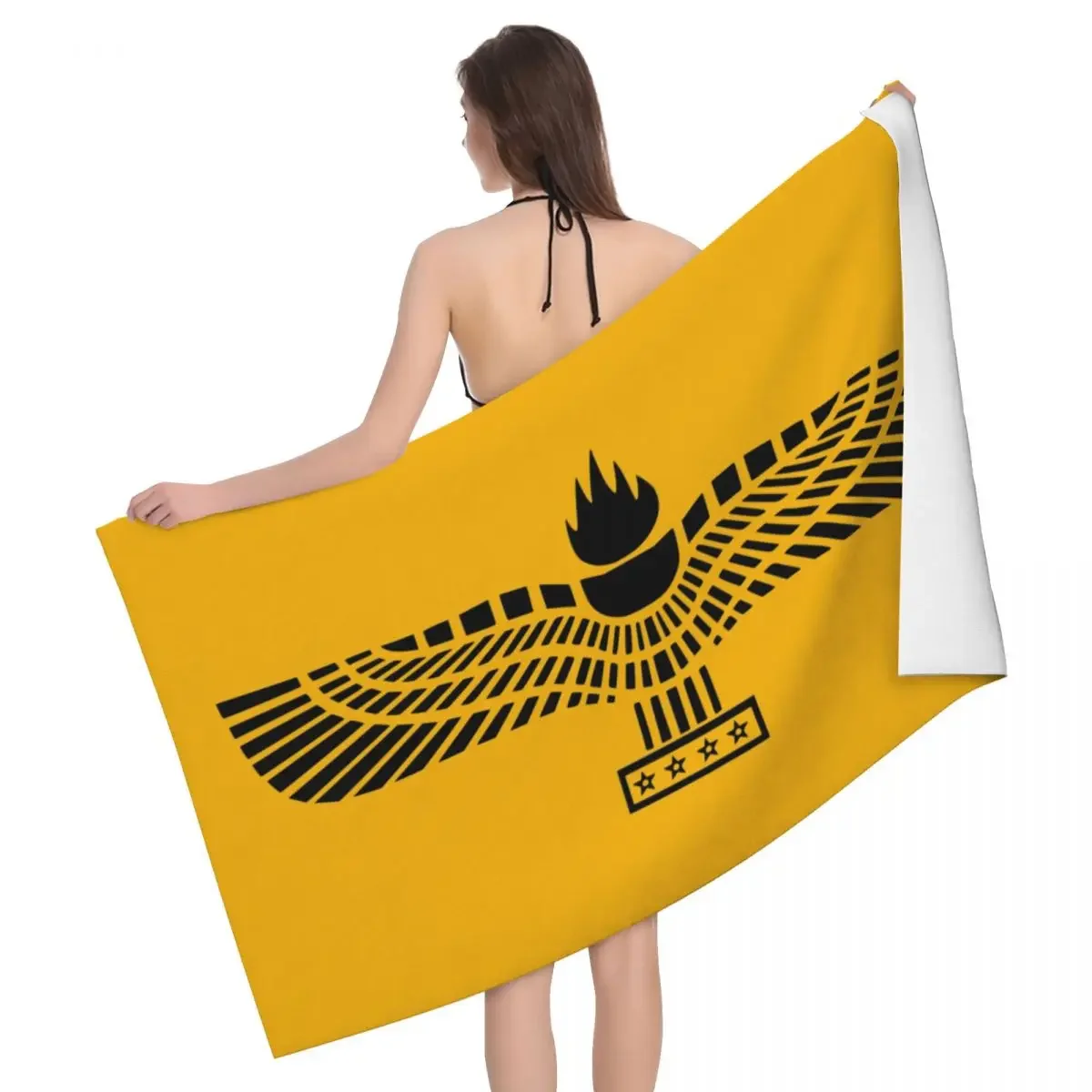 Арамейский сирийский флаг банное пляжное полотенце полотенца для бассейна Suryoyo