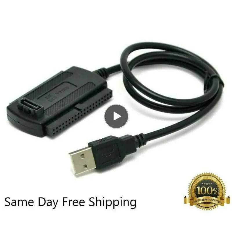 

Sata Pata Ide To Usb 2.0 Adapter Converter Cable For 2.5 / 3.5 Inch Hard Drive