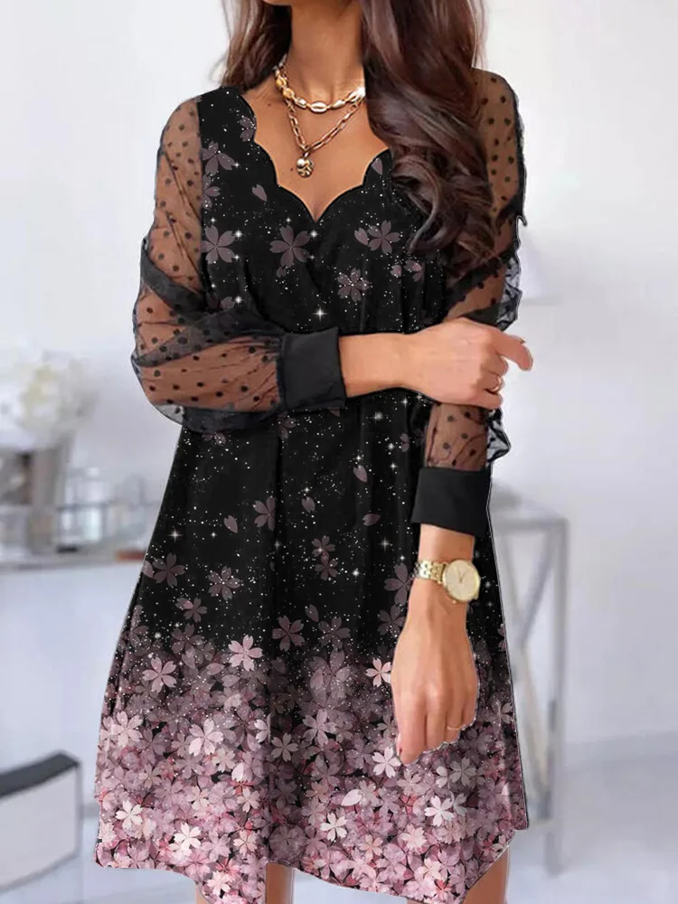 Женское элегантное черное вечернее платье с блестками модное дизайнерское