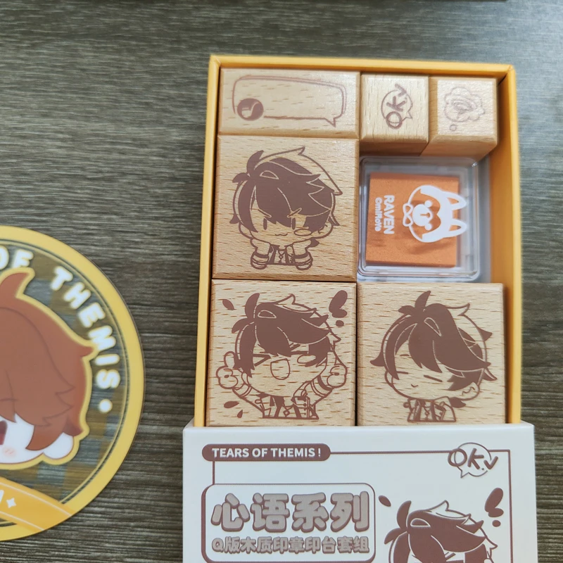 MiHoYo официальный люк Артем вин Мариус с чернильной подставкой DIY альбом для