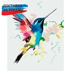 HS1229 Набор для рисования по номерам 'Радужная колибри' 40*50см