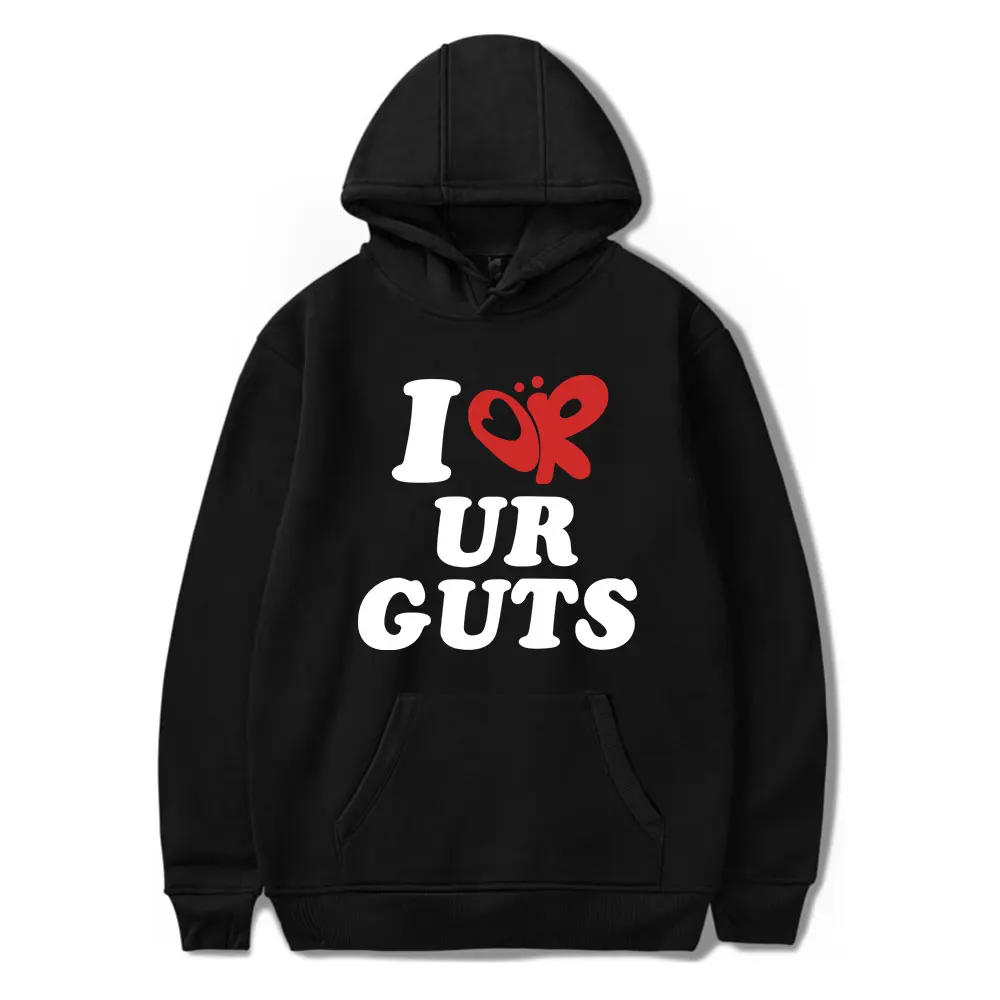 

Olivia Rodrigo Hoodies I Or Ur Guts Sweatshirts Singer Merch Print Unisex Fashion Funny Casual Streetwear