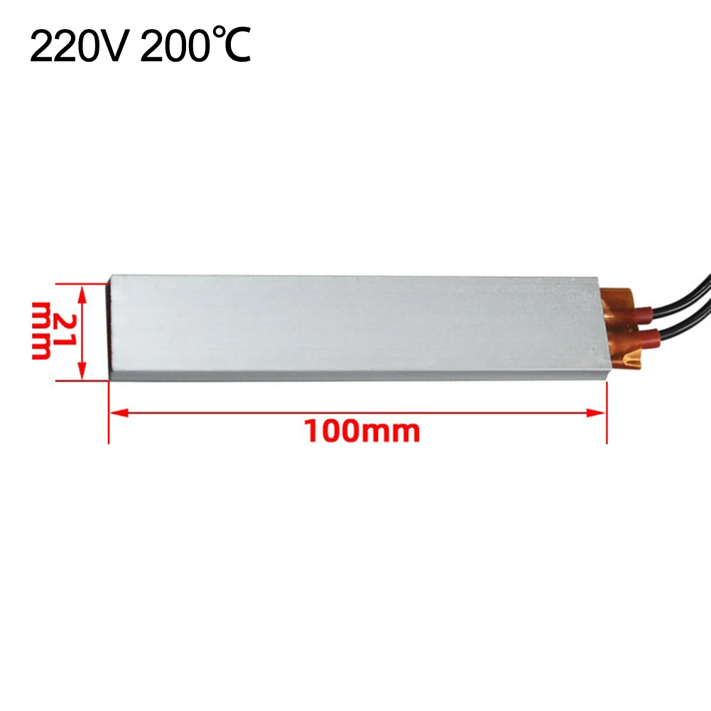 220 В 100x21x5 мм Нагревательная пластина PTC Температура нагревательного элемента 60-270