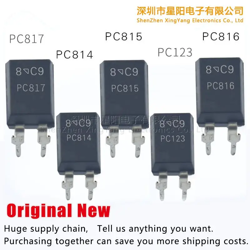 

New original light coupling PC817 PC814 PC815 PC123 PC816 spot