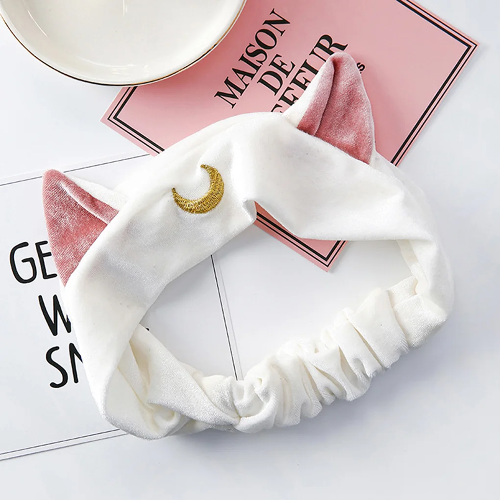 

1Pcs Headband Sailor Moon Hair Band Makeup and Washing Face Tools Hairband Cute Ear Hairband Girl Women Accessories