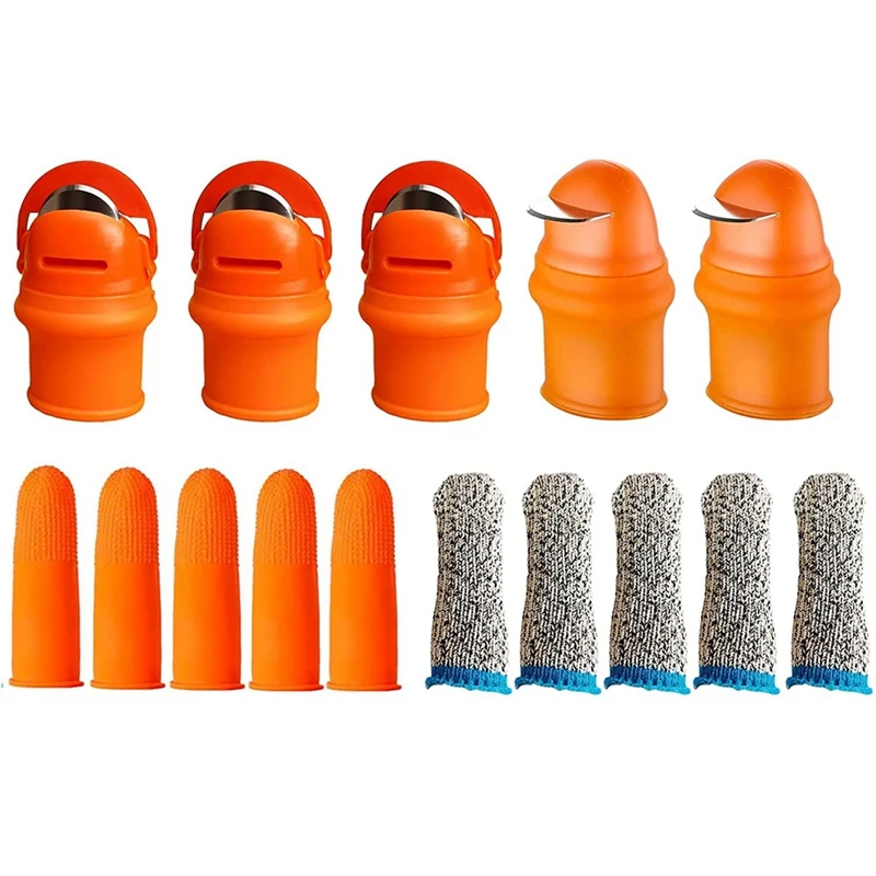 

15 шт., силиконовый нож для большого пальца