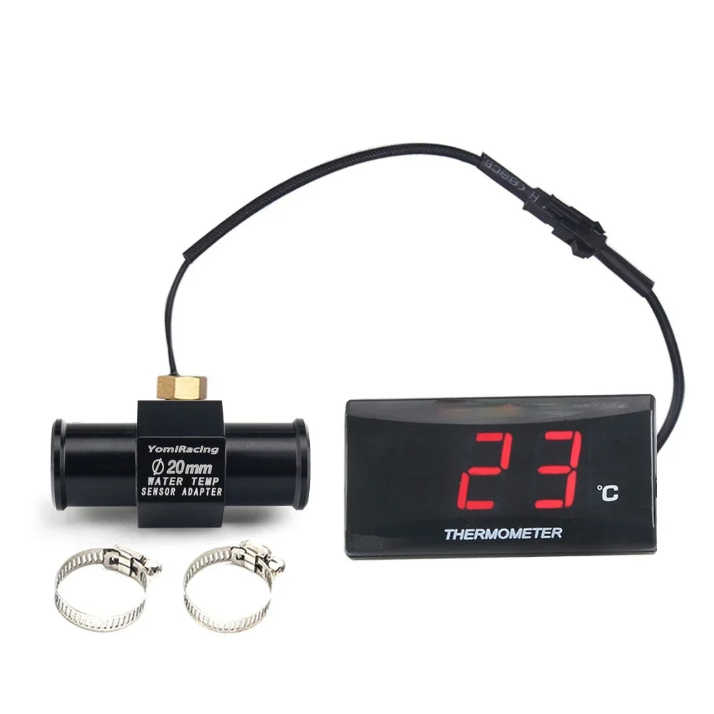 

Мини-измеритель температуры воды для мотоцикла KOSO для XMAX250 300 NMAX CB 400 CB500X, датчик температуры воды, адаптер для скутера и гонок