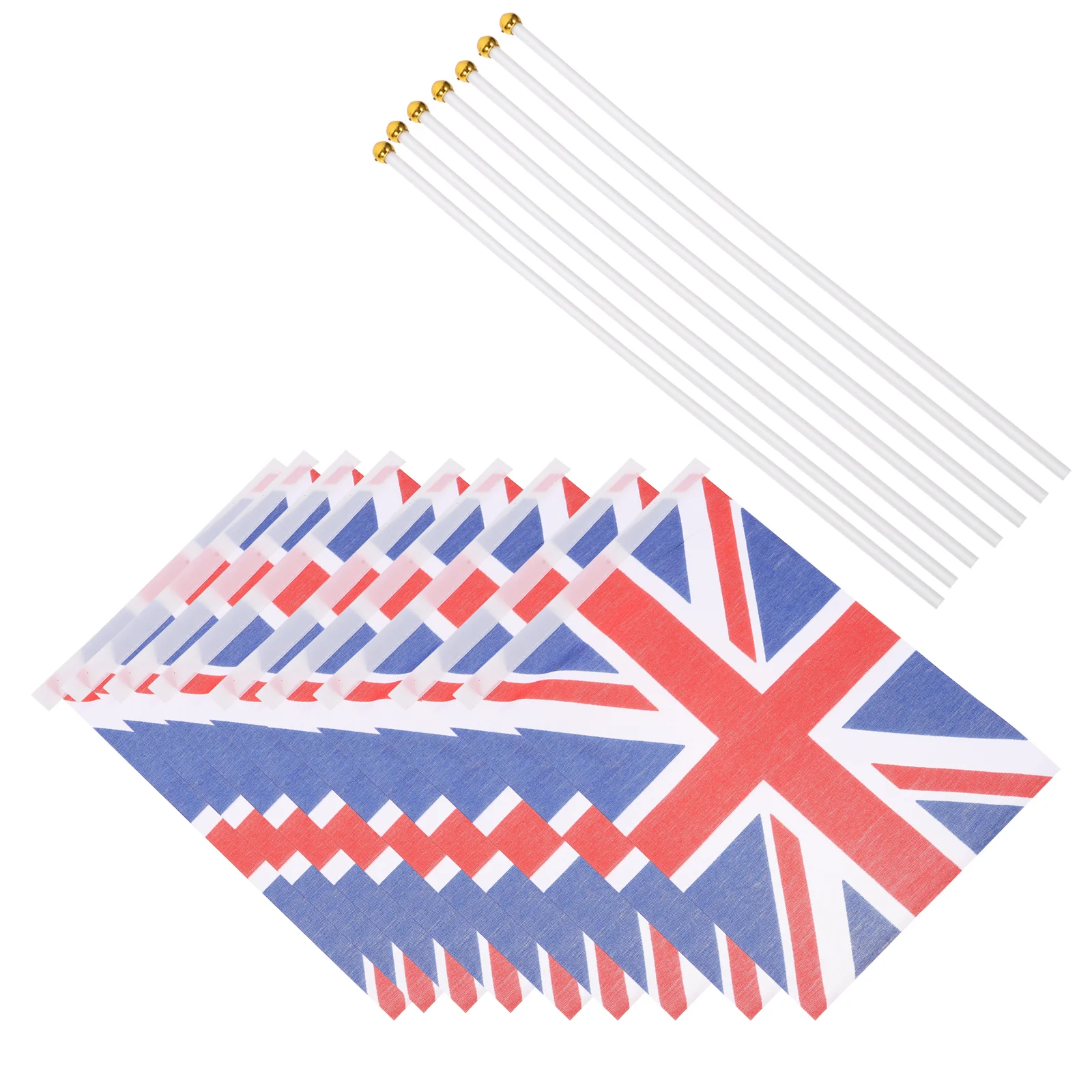 

Flag Union Jack Flags British Uk Hand Mini Waving Britain Stick Party Kingdom United Decorations Handheld Held Great England