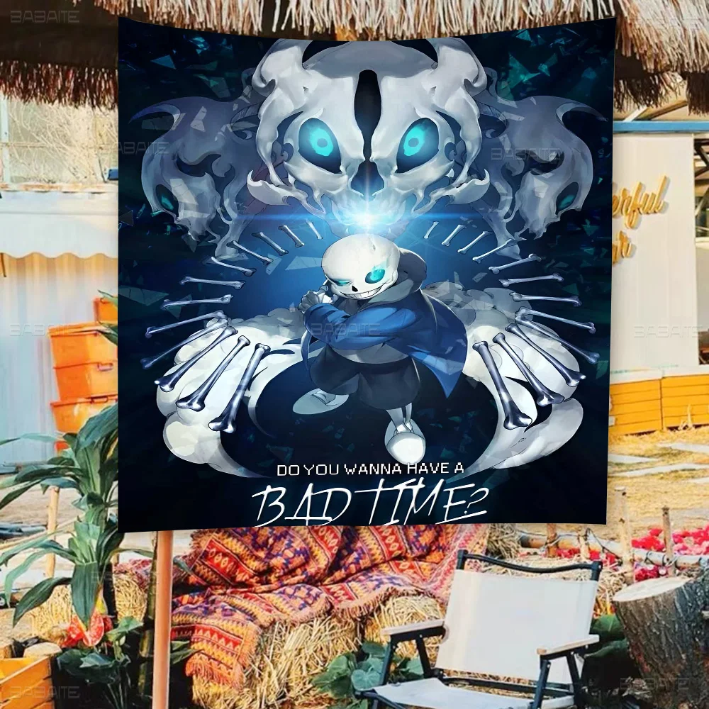 Аниме Дизайн Игра Undertale Banner INS Стиль Открытый Вечеринка Украшения Атмосфера Флаг