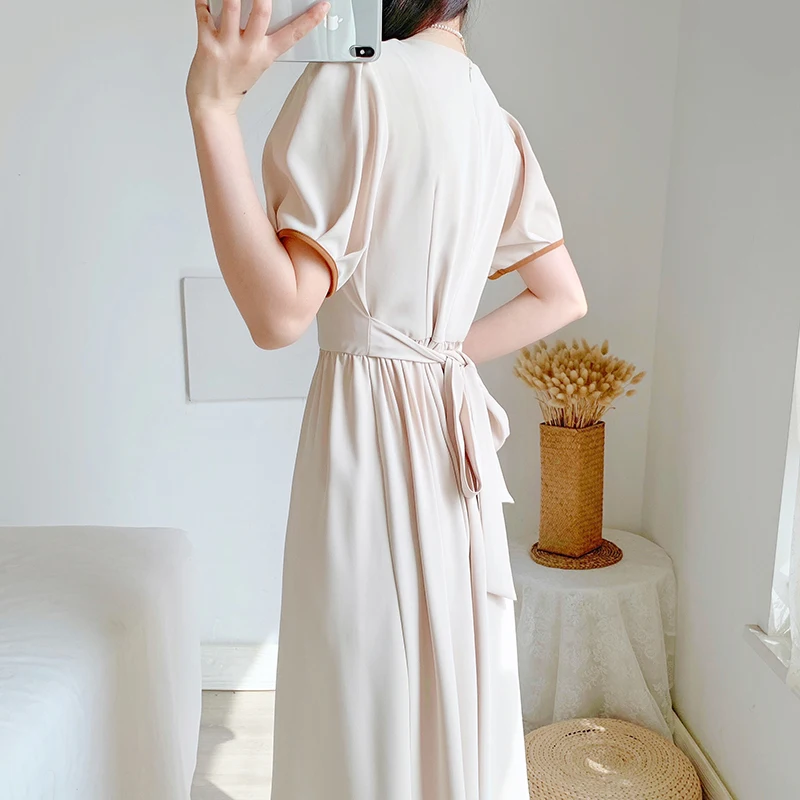 Лето 2024 новые женские темпераментные юбки обтягивающие талию нежный дизайн для