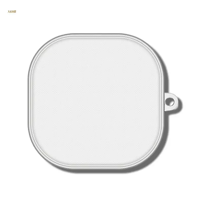 

Compatible with-SoundPEATS Trueair2 + Earphone Case Soft Transparent TPU Case Cover Skin Shokproof with Keychain X6HB
