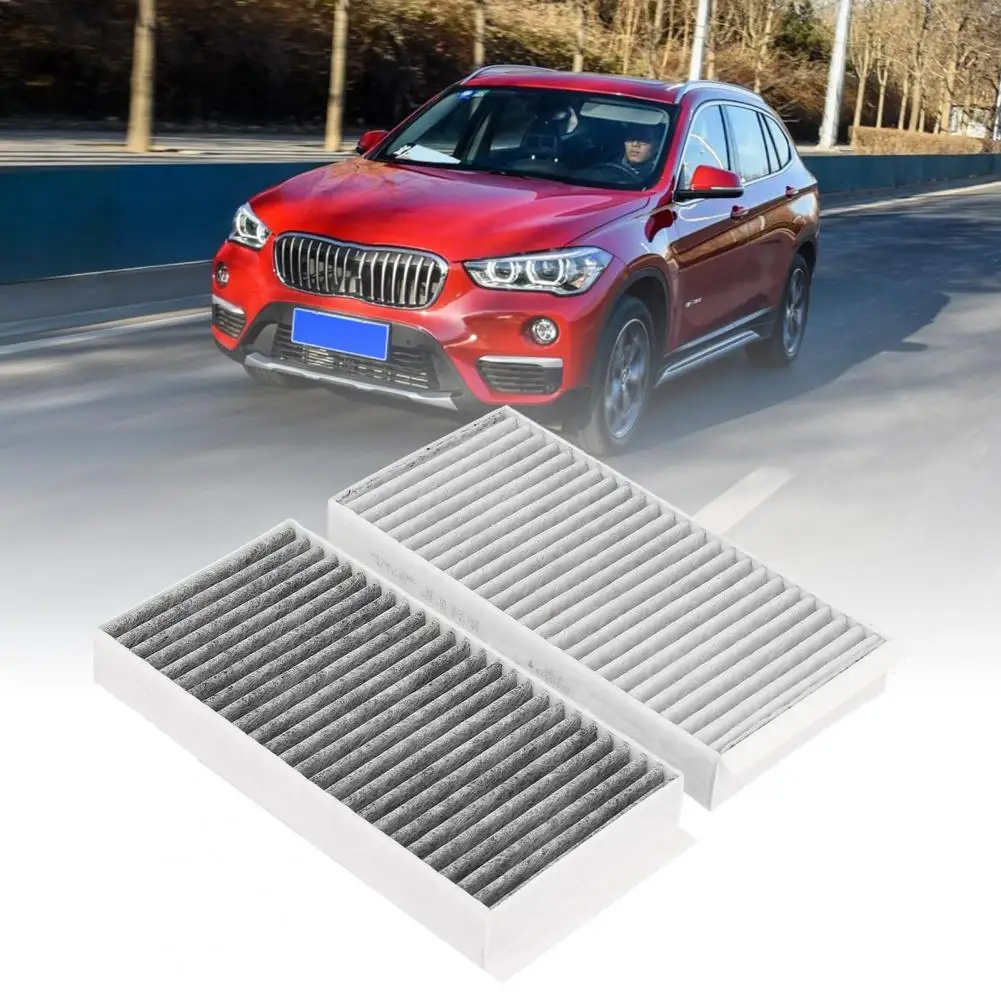 

2Pcs Cabin Air Filter Standard Replacement Sturdy Durable A/C Cabin Filter 64319321875 for BMW 1 Series 118i 120i 125i