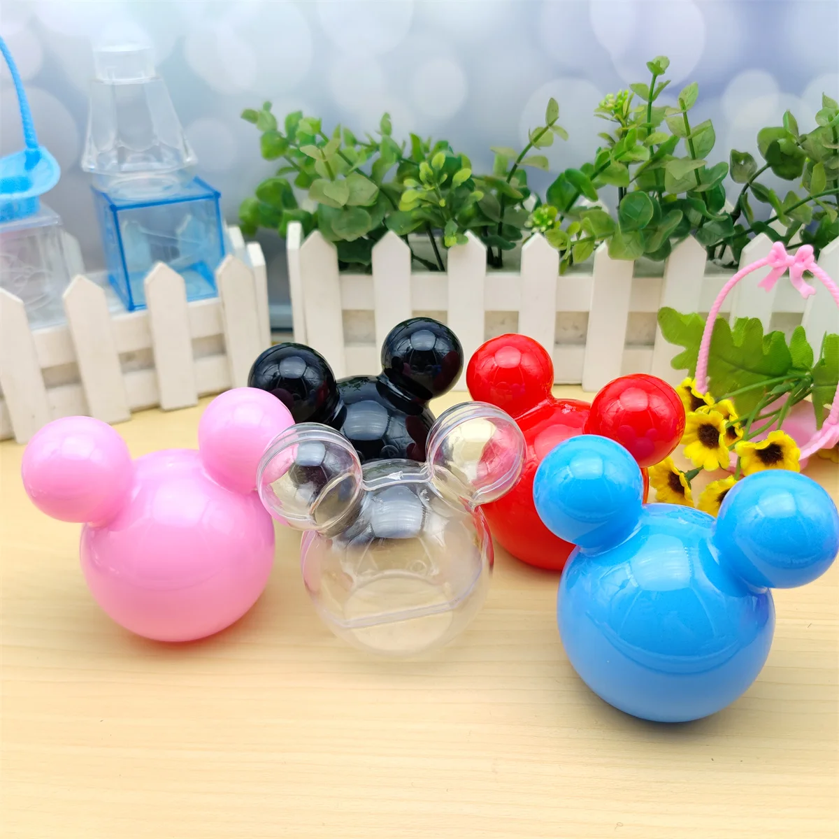 

12pcs Creative Color Plastic Candy Boxes for WeddingChildren Birthday Party Gift Sweets Container